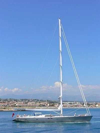 a sailboat on the water aboard SWAGGER Yacht for Sale