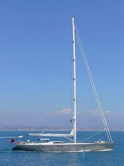 a sailboat on the water aboard SWAGGER Yacht for Sale