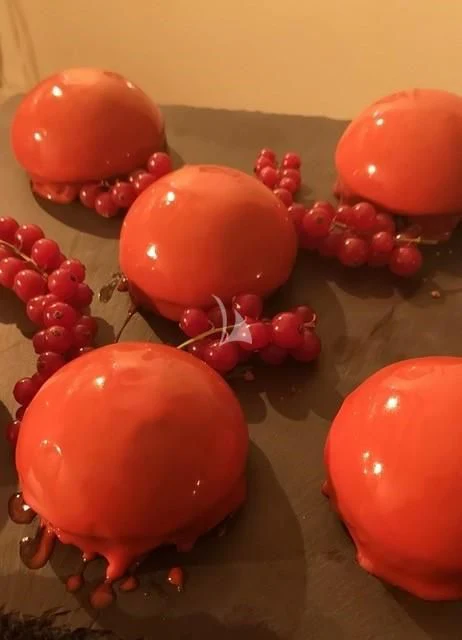 a group of red round objects aboard SWAGGER Yacht for Sale