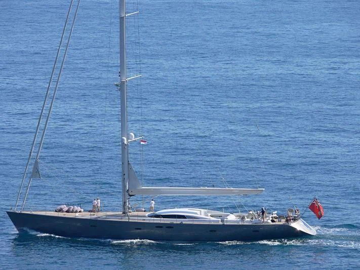 a boat sailing on the sea aboard SWAGGER Yacht for Sale