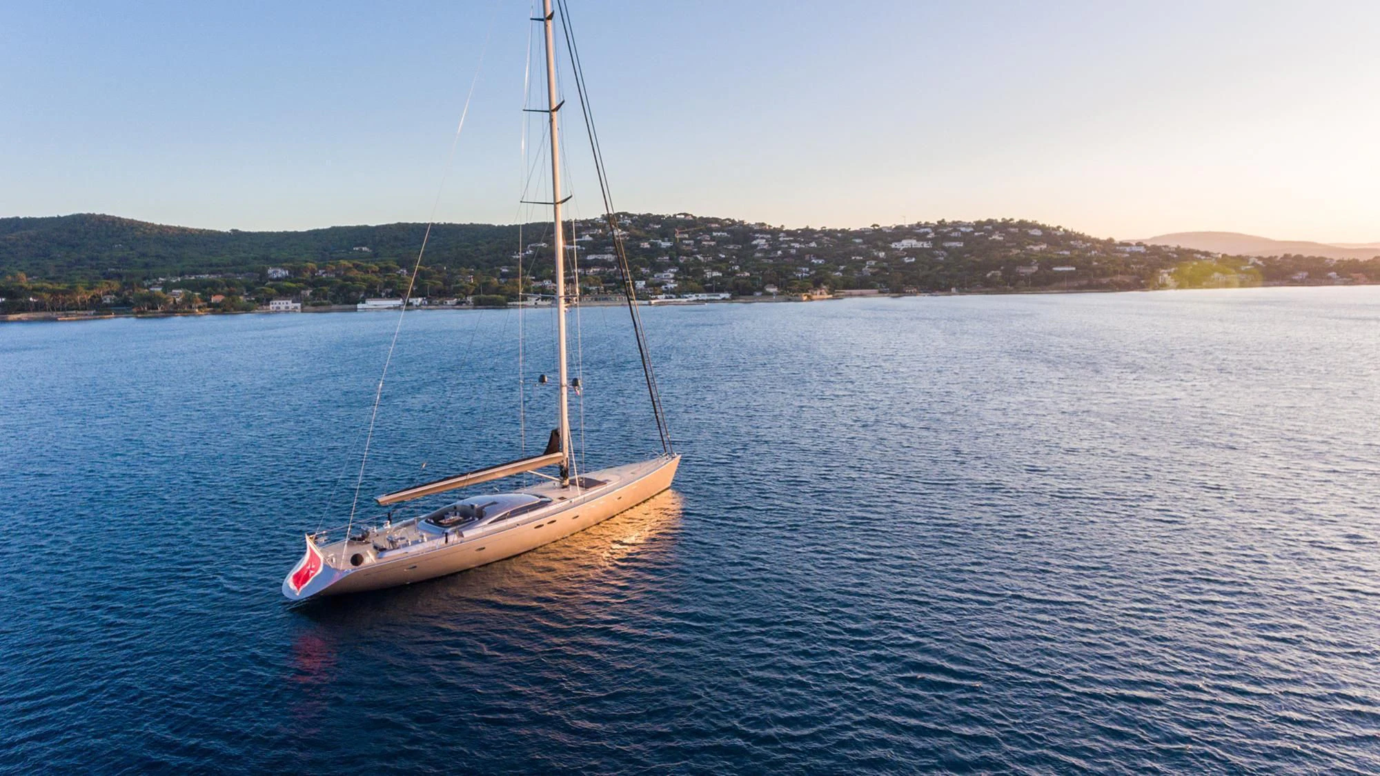 a boat in the water aboard SWAGGER Yacht for Sale