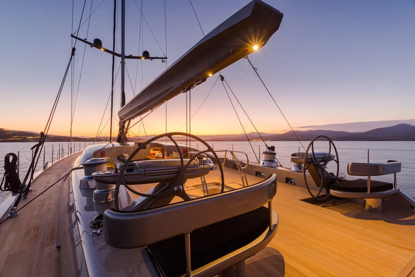 a boat on the water aboard SWAGGER Yacht for Sale