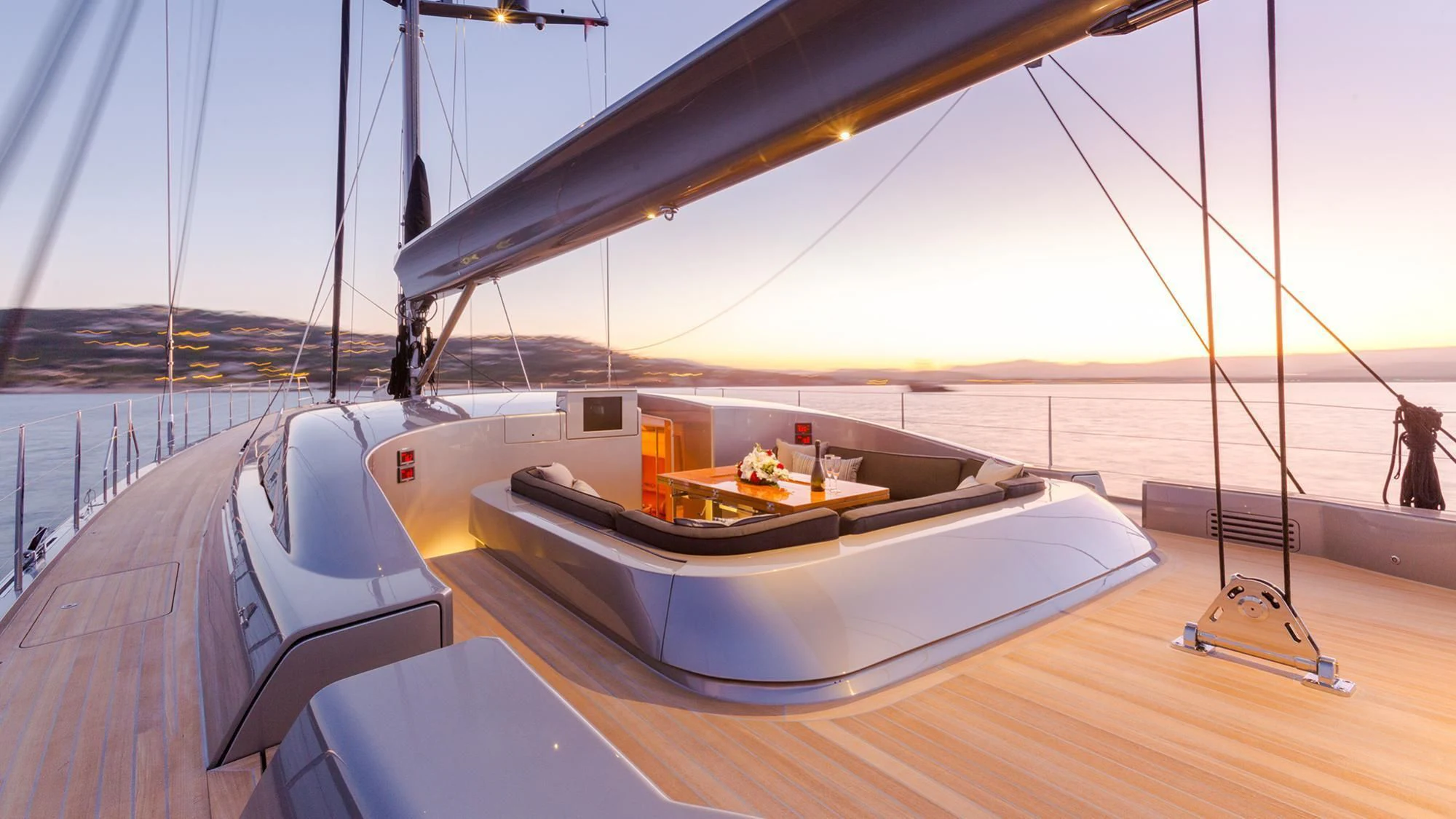 a boat on the water aboard SWAGGER Yacht for Sale