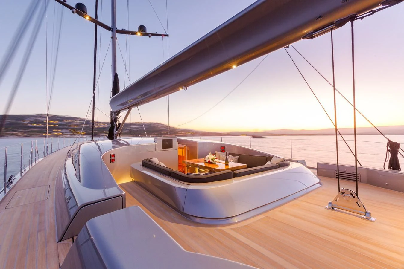 a boat on a body of water aboard SWAGGER Yacht for Sale