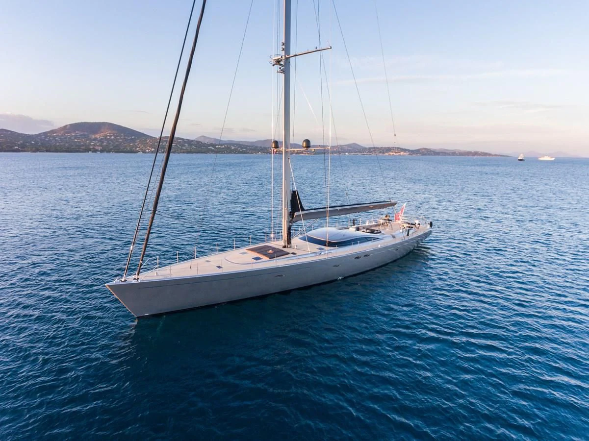 a boat in the water aboard SWAGGER Yacht for Sale