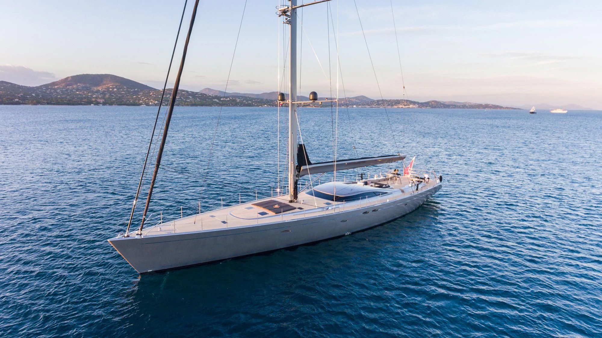 a boat on the water aboard SWAGGER Yacht for Sale