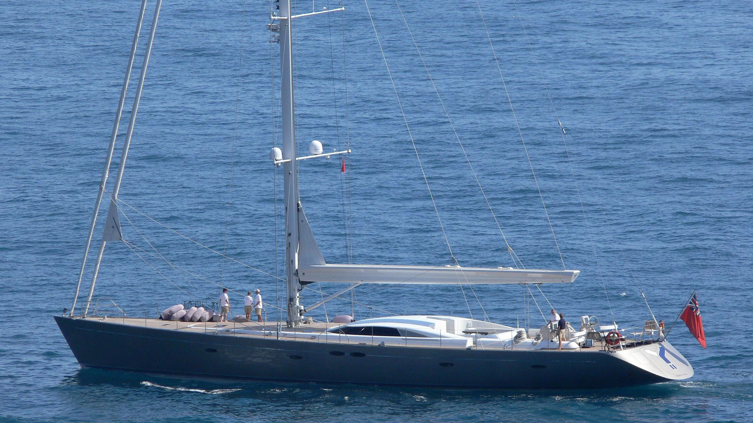 a boat in the water aboard SWAGGER Yacht for Sale