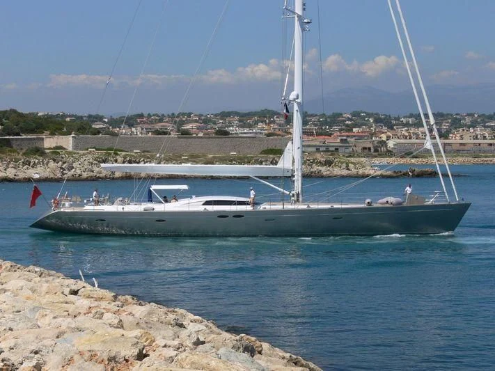 a boat in the water aboard SWAGGER Yacht for Sale