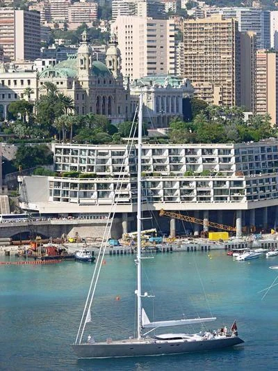 a sailboat in the water aboard SWAGGER Yacht for Sale