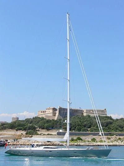 a sailboat on the water aboard SWAGGER Yacht for Sale