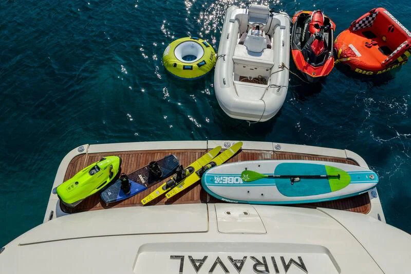 diagram aboard MIRAVAL Yacht for Charter