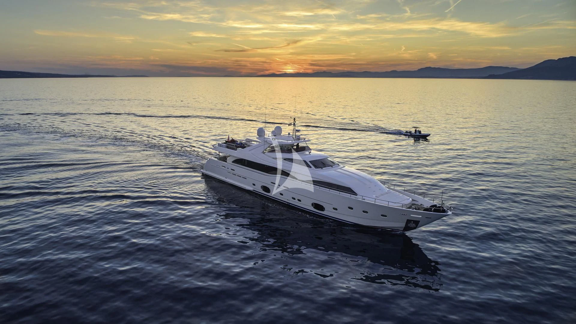 a boat in the water aboard ACCEPTUS Yacht for Sale