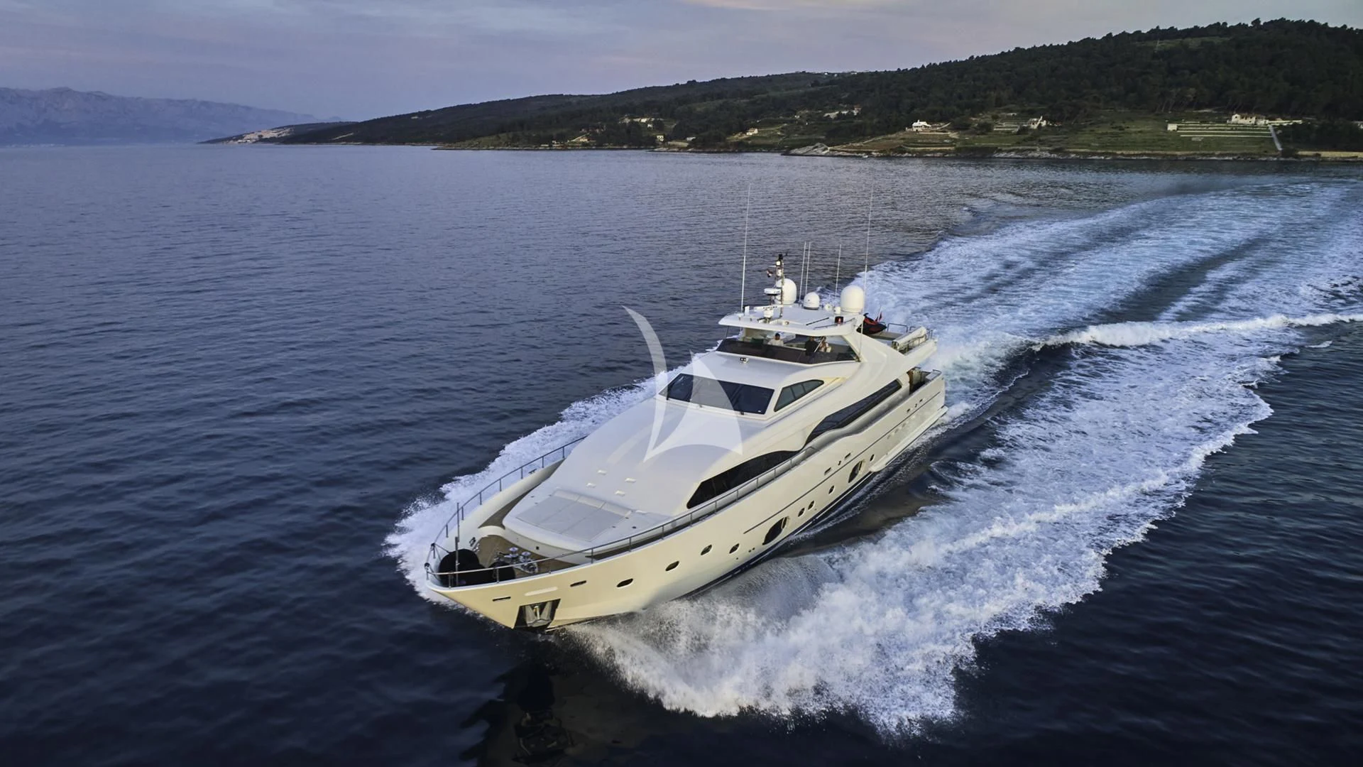 a boat on the water aboard ACCEPTUS Yacht for Sale