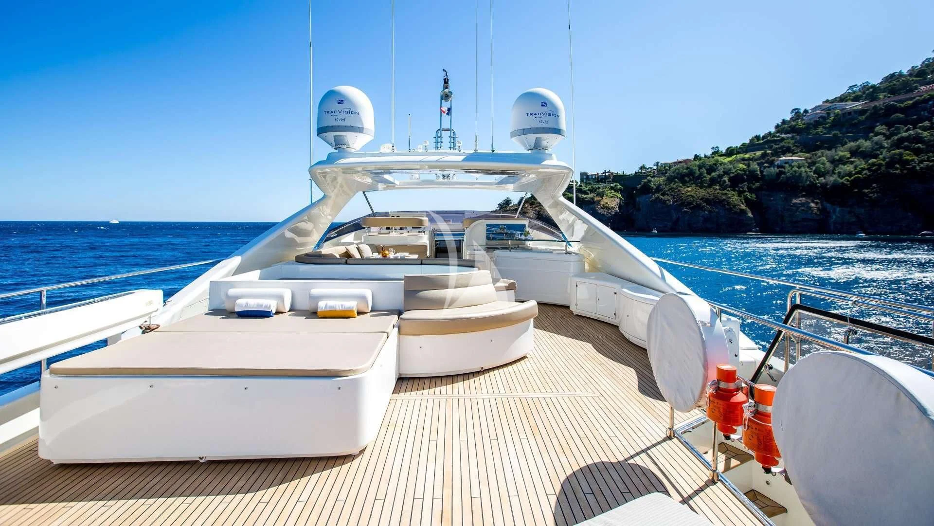 a boat on the water aboard ACCEPTUS Yacht for Sale