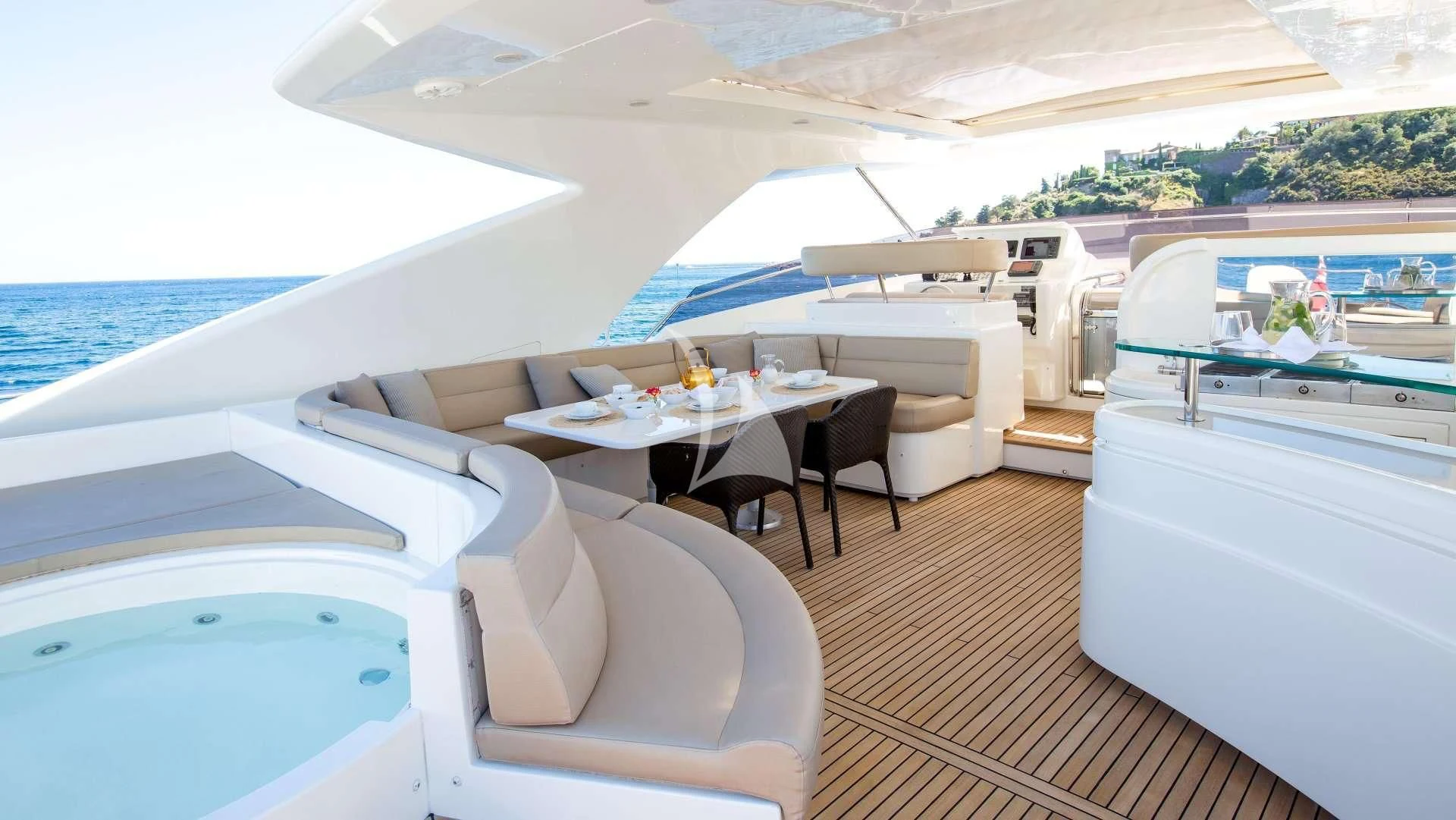 a boat on the water aboard ACCEPTUS Yacht for Sale