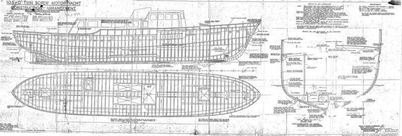 diagram aboard TAMARIND Yacht for Sale