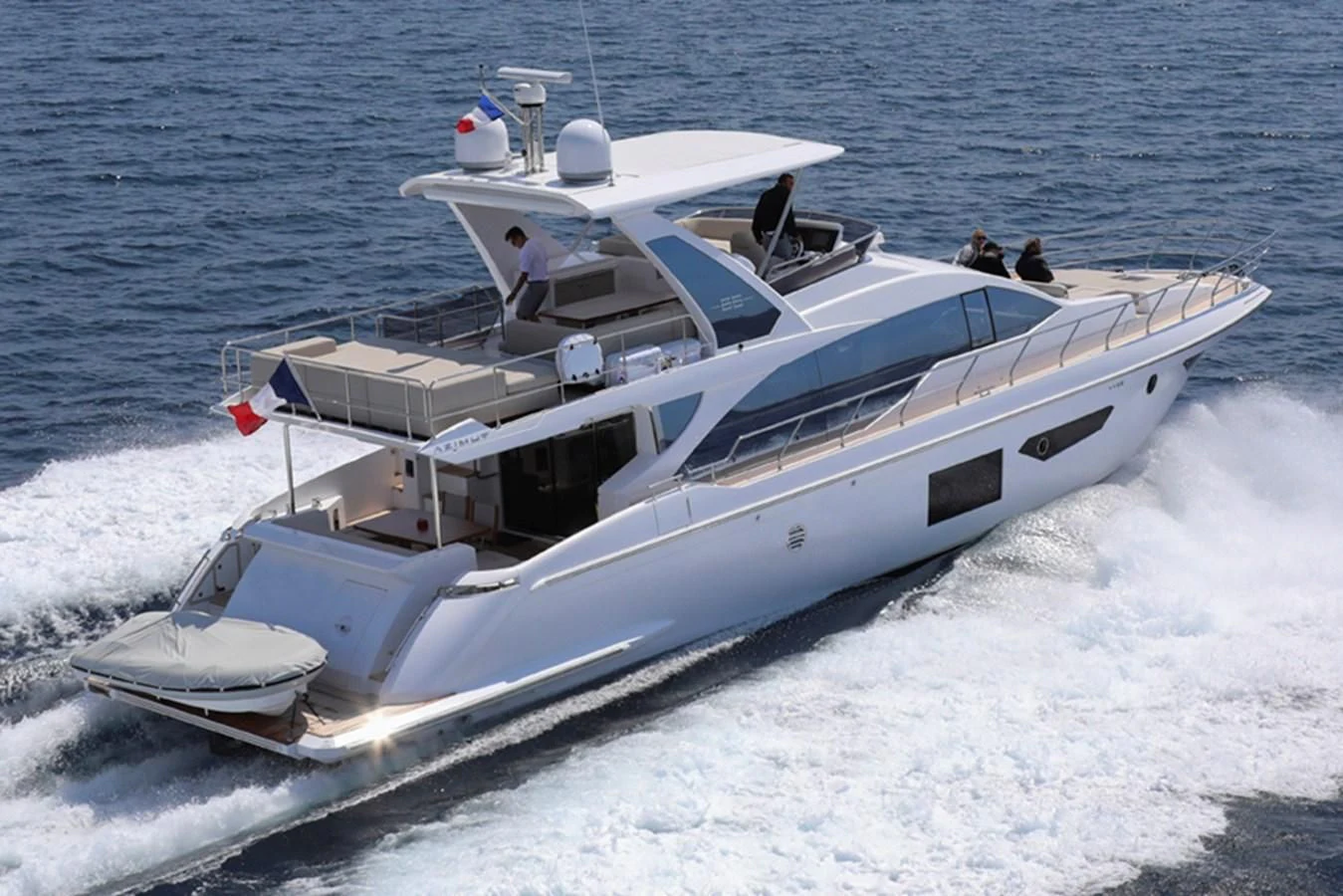 a boat on the water aboard IMAGINE Yacht for Sale