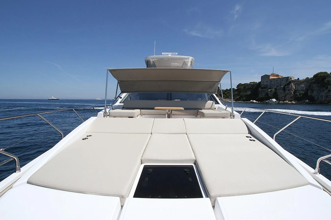 a boat on the water aboard IMAGINE Yacht for Sale