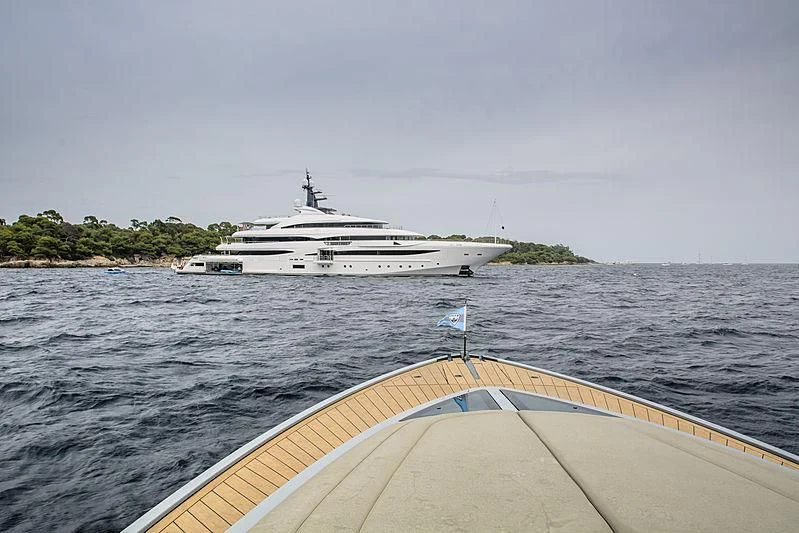 a boat on the water aboard STARBURST IV Yacht for Charter