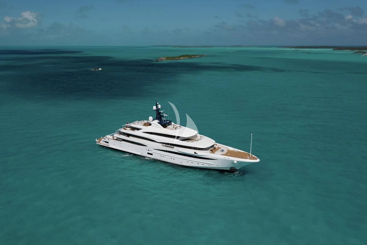 a boat in the water aboard STARBURST IV Yacht for Charter