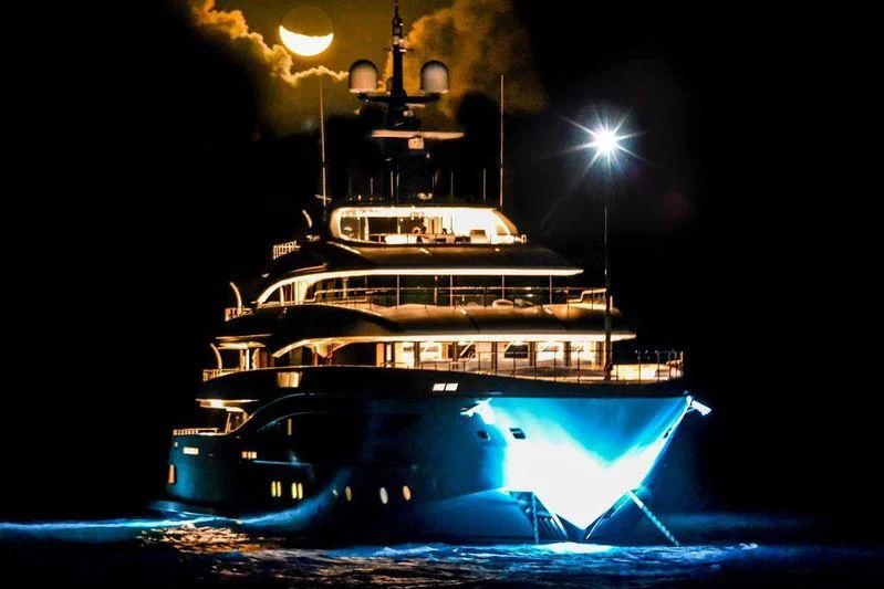 a boat on the water aboard STARBURST IV Yacht for Charter