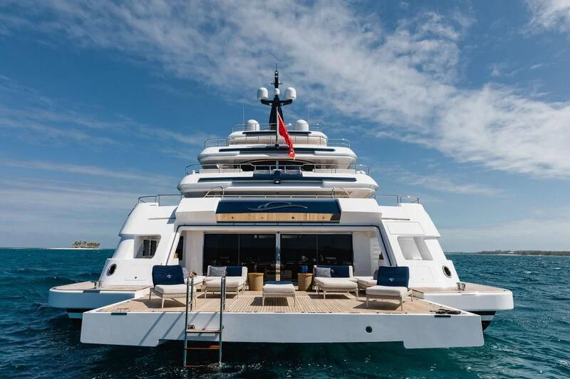 a boat in the water aboard STARBURST IV Yacht for Charter
