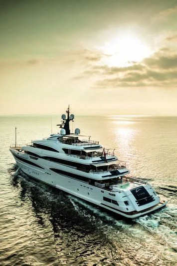 a ship in the water aboard STARBURST IV Yacht for Charter