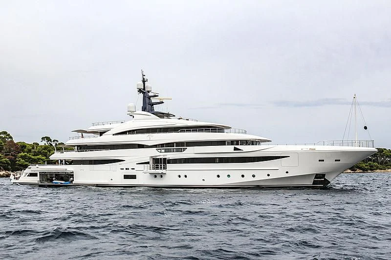 a white yacht on the water aboard STARBURST IV Yacht for Charter
