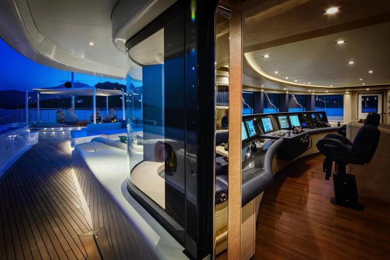 inside view of a room aboard STARBURST IV Yacht for Charter