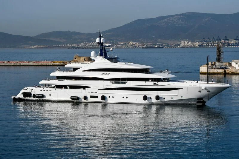a white yacht in the water aboard STARBURST IV Yacht for Charter