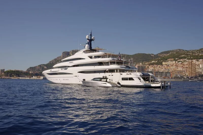a boat on the water aboard STARBURST IV Yacht for Charter