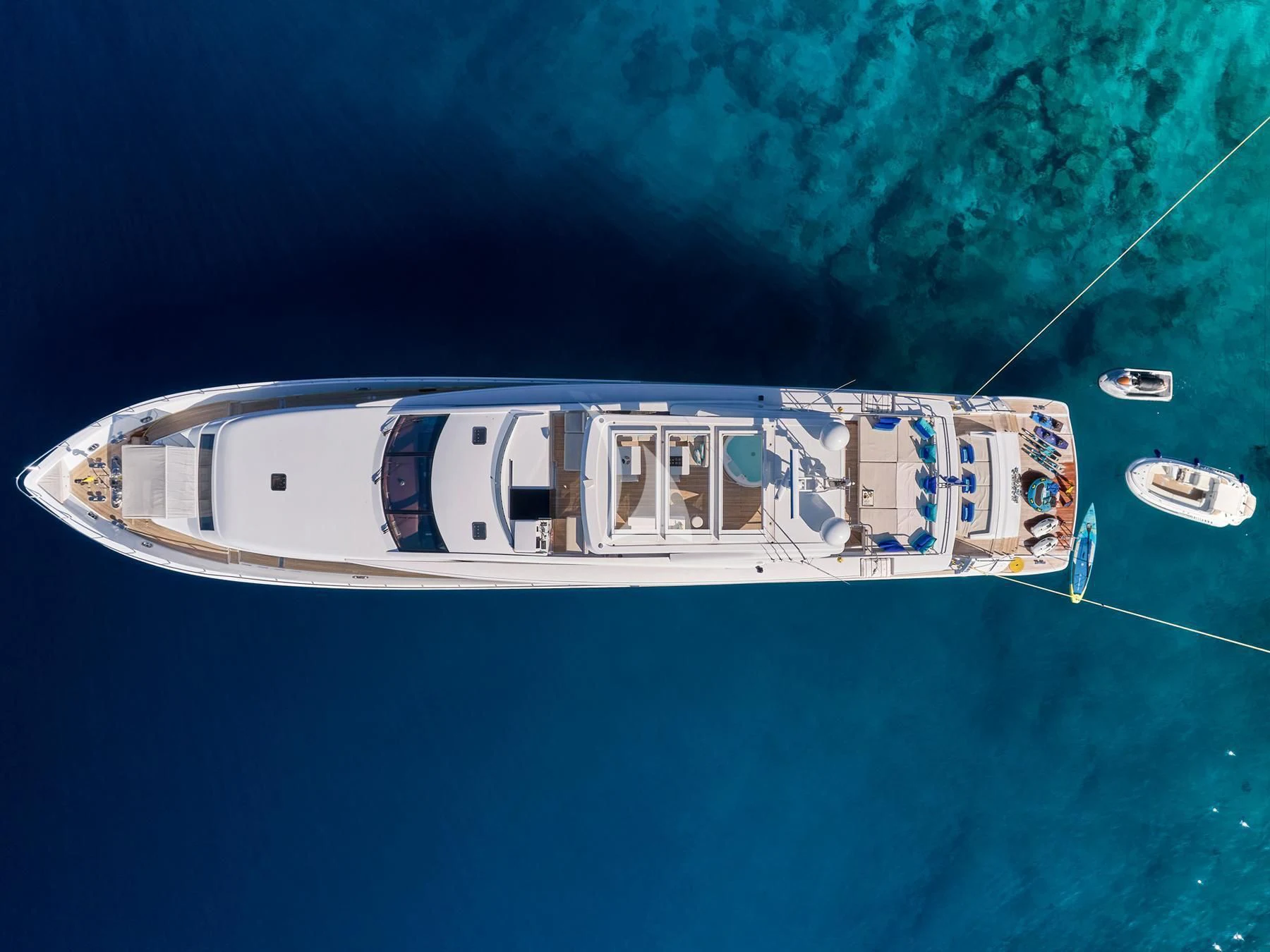 a boat in the water aboard HAKUNA MATATA Yacht for Charter