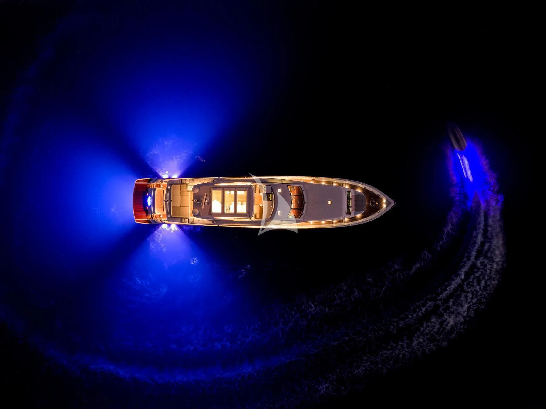 a satellite in space aboard HAKUNA MATATA Yacht for Charter