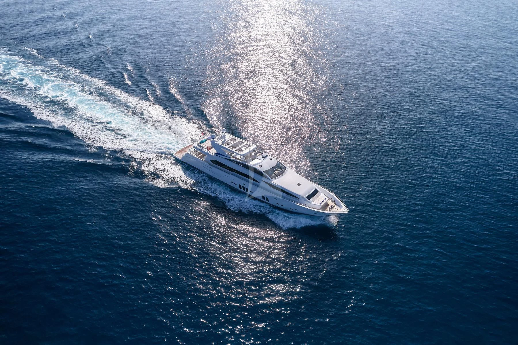 a boat on the water aboard HAKUNA MATATA Yacht for Charter