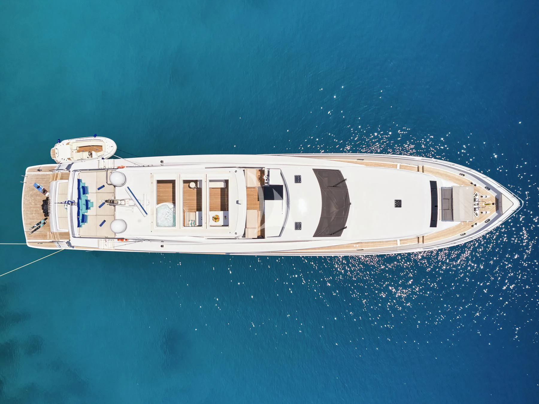 a boat in the water aboard HAKUNA MATATA Yacht for Charter