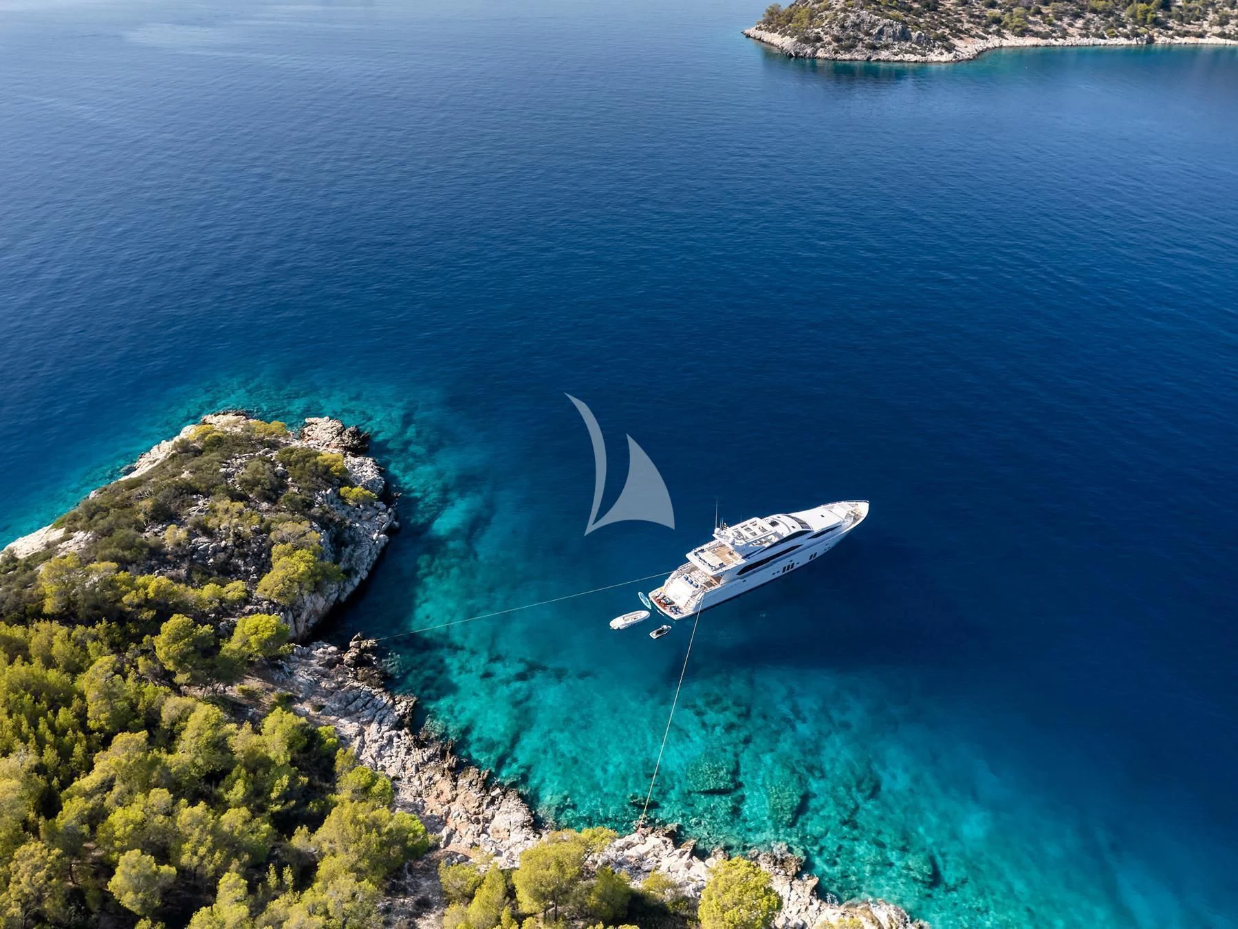 a boat on the water aboard HAKUNA MATATA Yacht for Charter