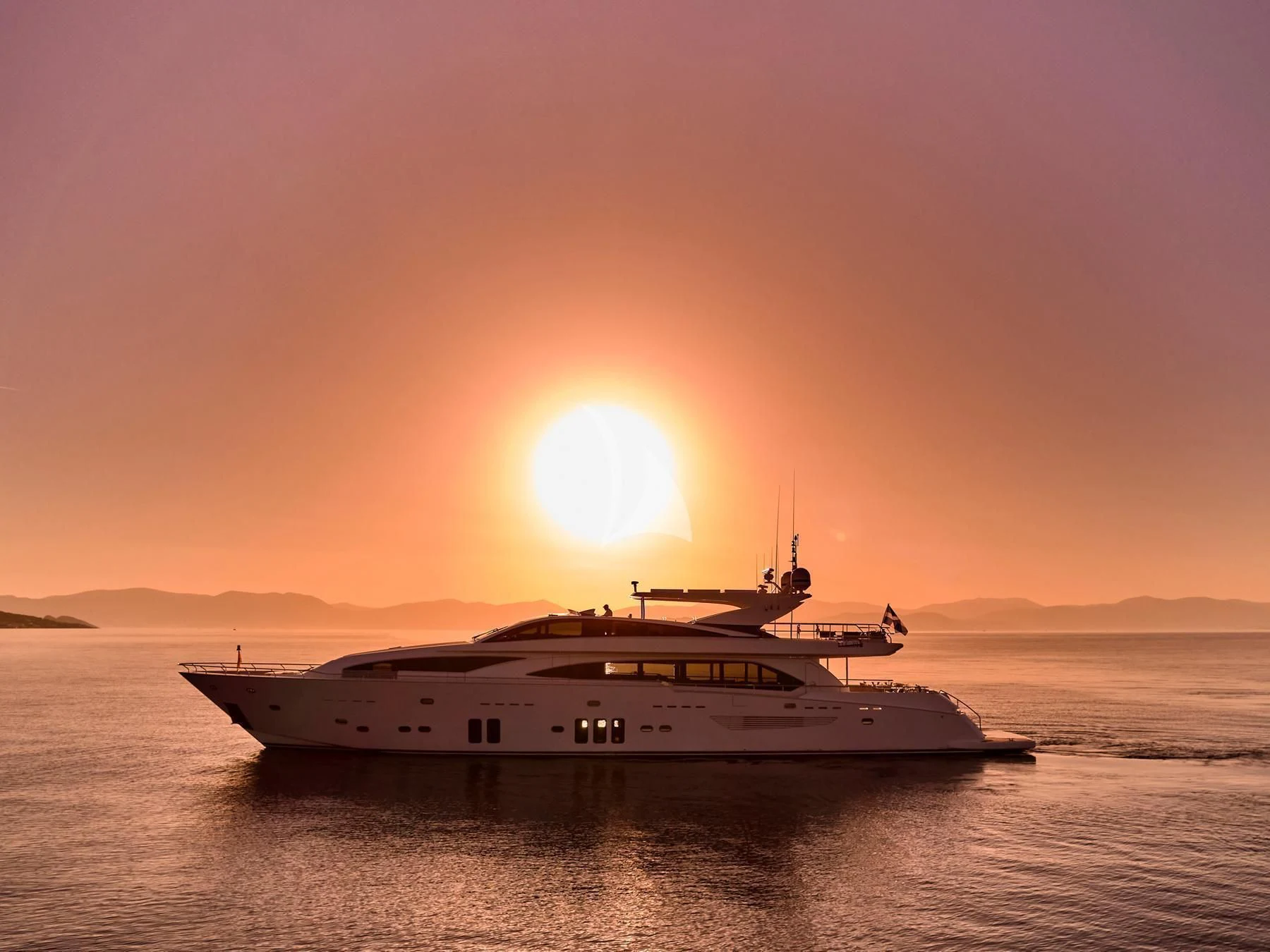 a boat in the water aboard HAKUNA MATATA Yacht for Charter