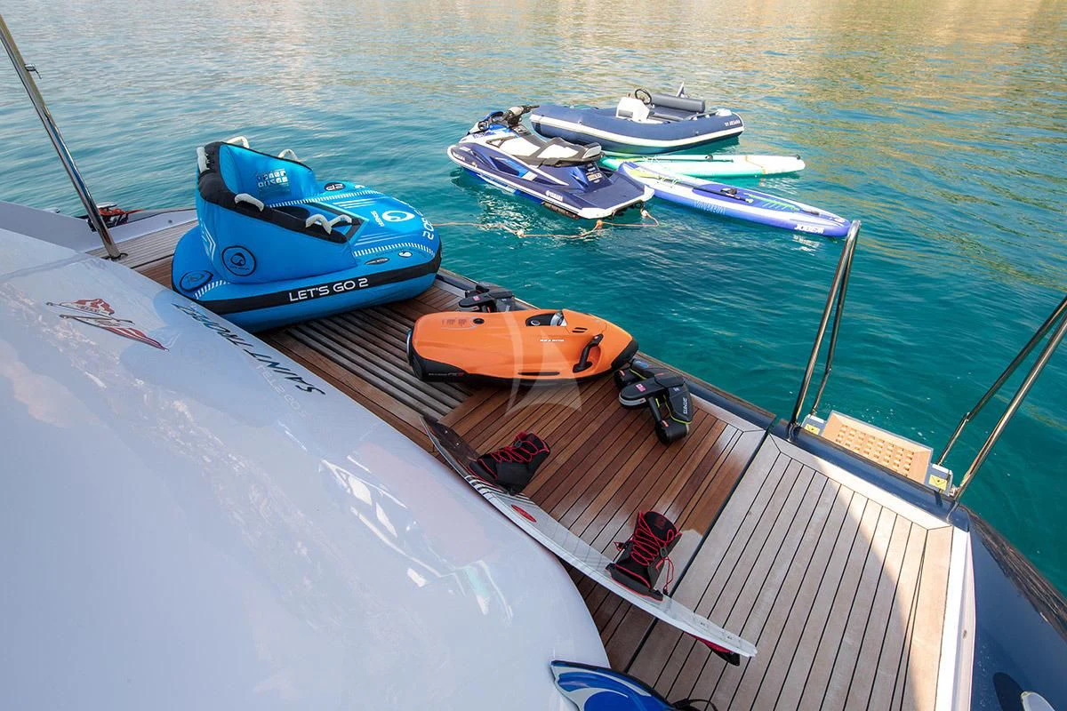 boats on a body of water aboard ANGIOLA Yacht for Sale