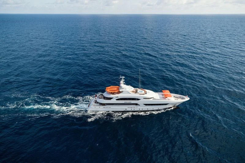 a boat in the ocean aboard ARTISA Yacht for Sale