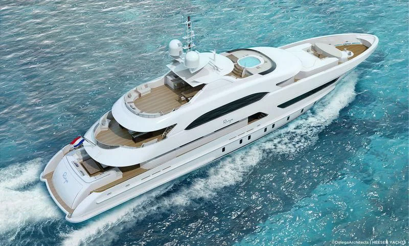 a white boat on water aboard ARTISA Yacht for Sale