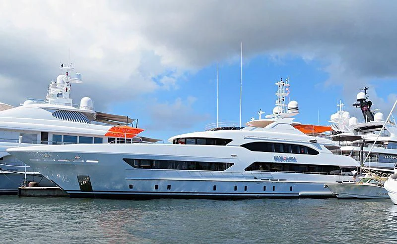 a group of boats in the water aboard ARTISA Yacht for Sale