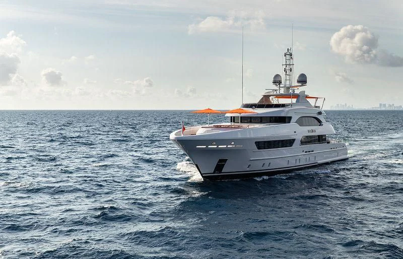 a boat in the water aboard ARTISA Yacht for Sale