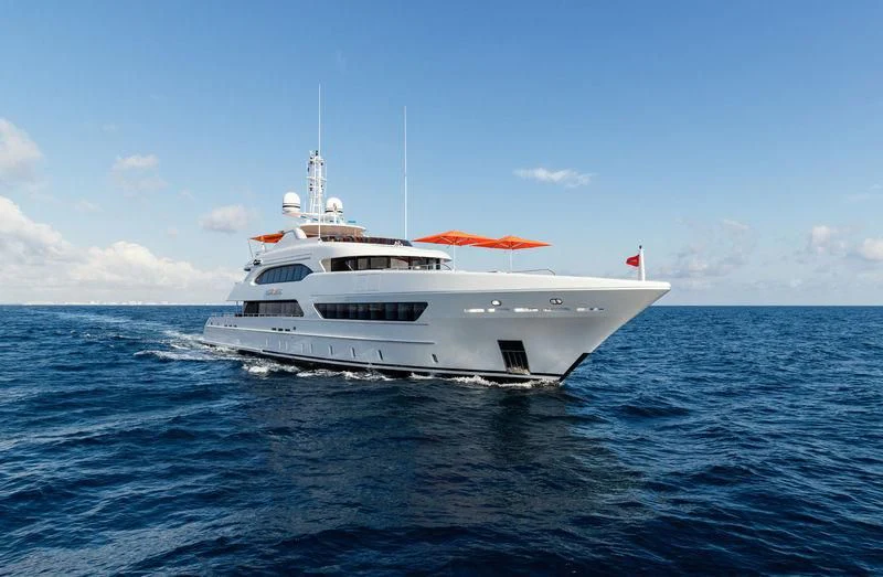 a boat in the water aboard ARTISA Yacht for Sale
