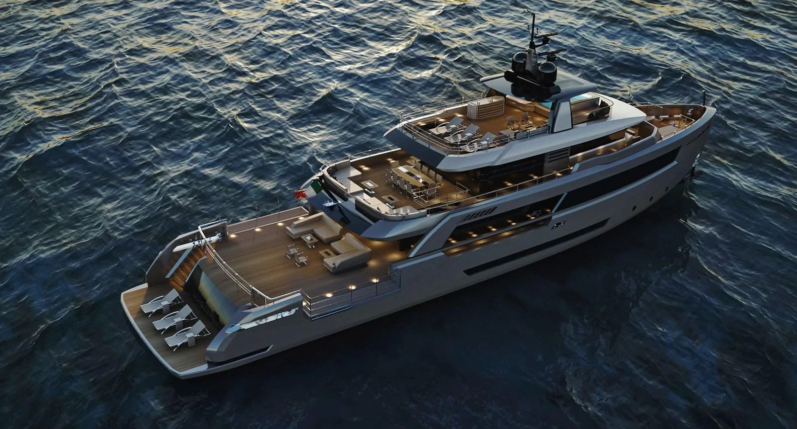 a boat on the water aboard LEVANTE 37 Yacht for Sale
