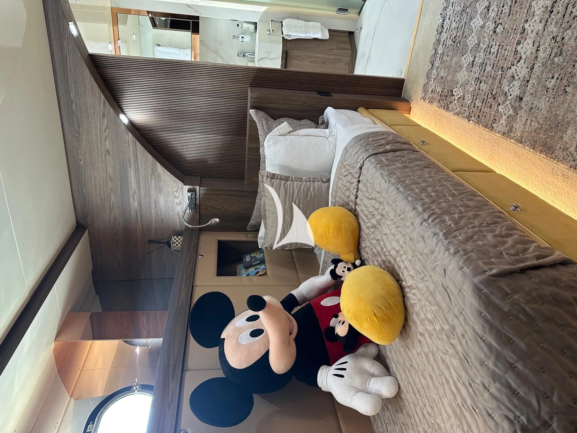 a group of children in a room aboard PROMETHEUS I Yacht for Charter