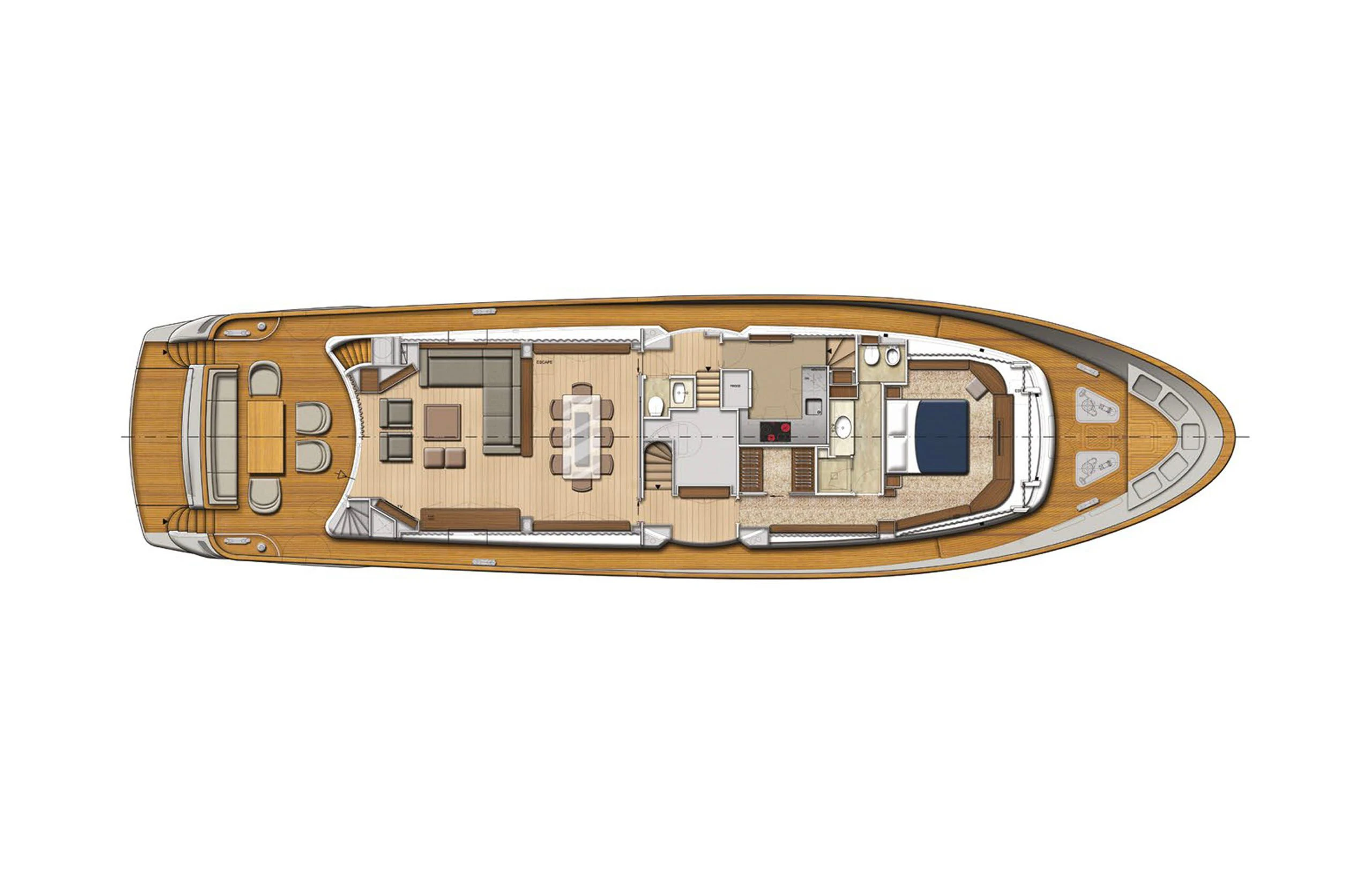 a gold metal object aboard VALENTINA II Yacht for Sale