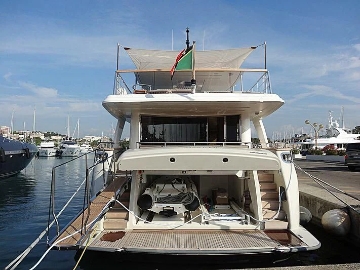 a boat on the water aboard VALENTINA II Yacht for Sale
