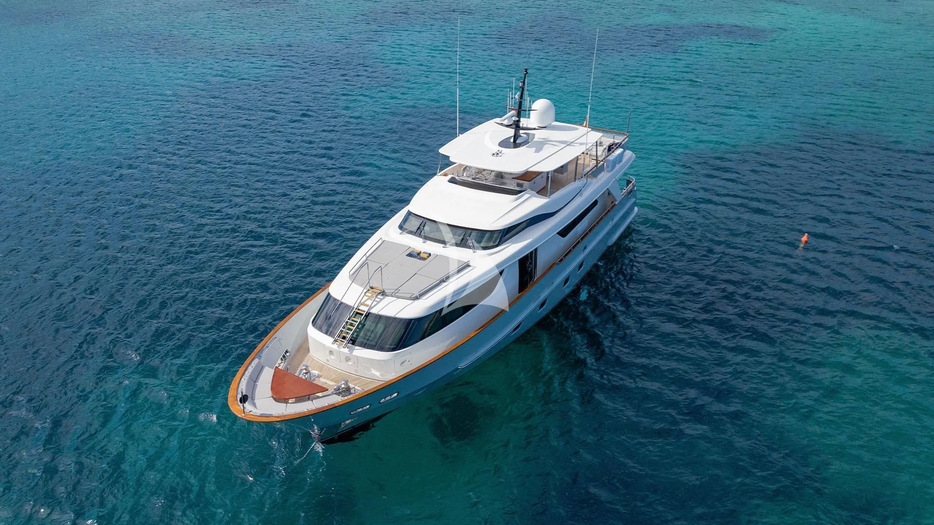a boat in the water aboard VALENTINA II Yacht for Sale