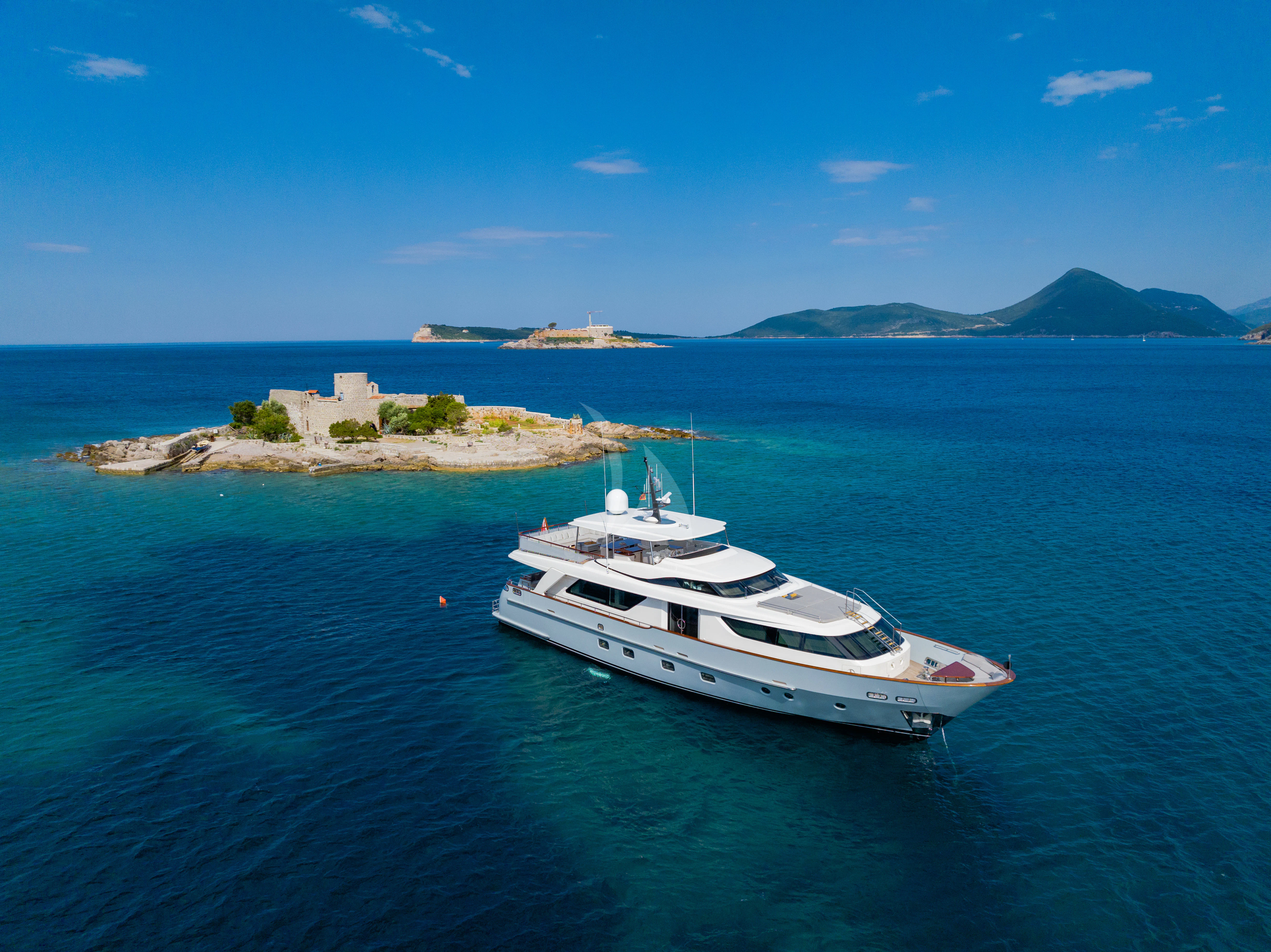 a boat in the water aboard VALENTINA II Yacht for Sale
