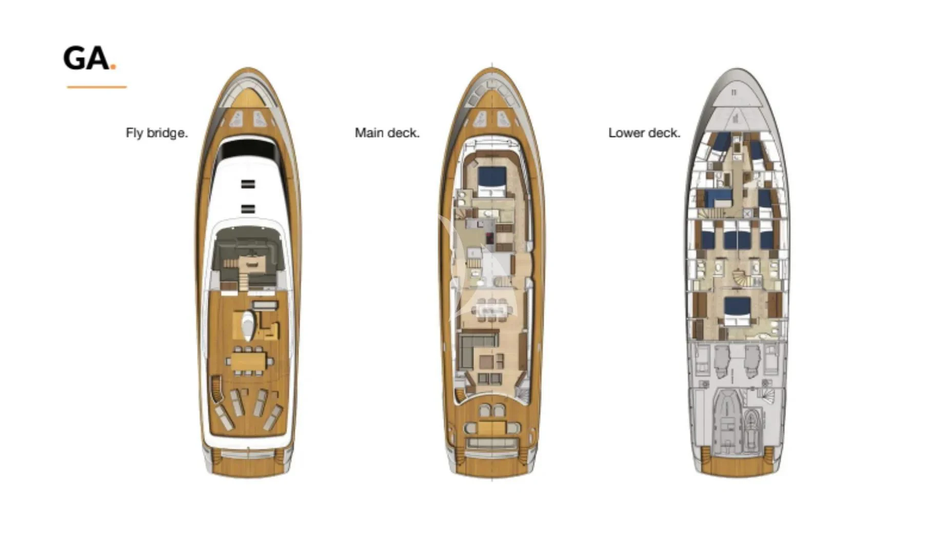 a couple of metal models aboard VALENTINA II Yacht for Sale